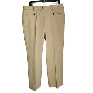 Talbots Tan Straight Leg Pants
